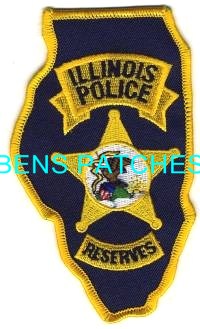 ILLINOIS,ILLINOIS POLICE RESERVES 4 STATE SHAPED_wm